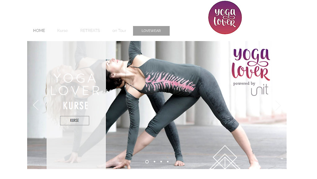 Yogalover/ Website/ 2017